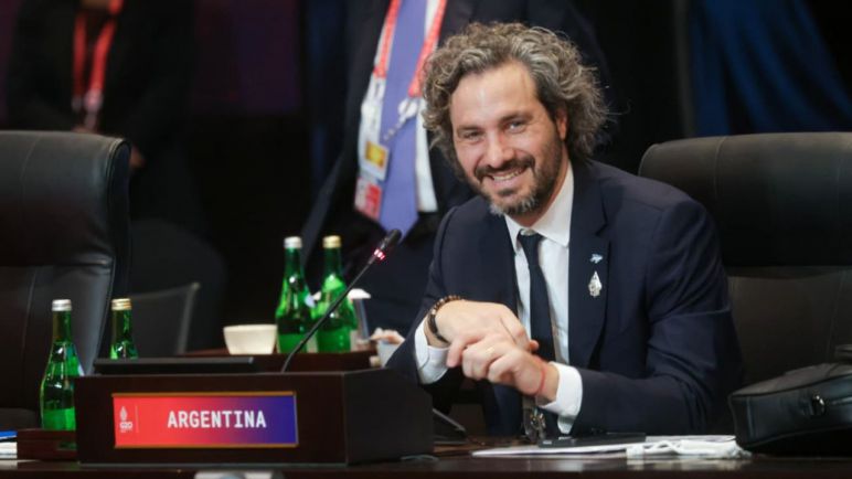 Cafiero remplazó a Fernández en la primera sesión plenaria del G20